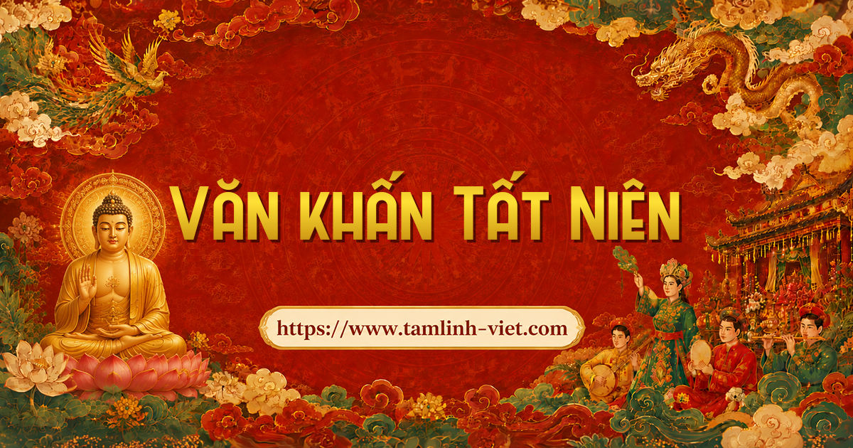 Văn khấn cúng Tất Niên tại gia đầy đủ và chuẩn nhất