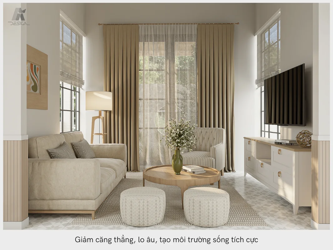 Phong thuỷ nhà ở tốt giúp giảm căng thẳng, lo âu